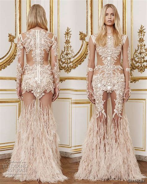 champagne lace givenchy|givenchy evening gowns.